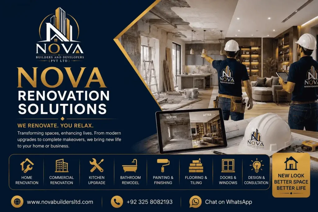 Renovation Services in Lahore