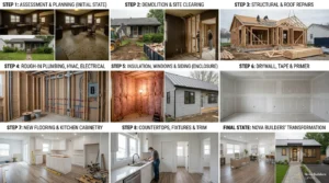 Step by Step Renovation Service Lahore by Nova Builders 